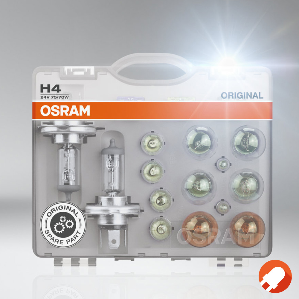 LKW SET OSRAM Ersatzlampenbox Halogen Box 24V