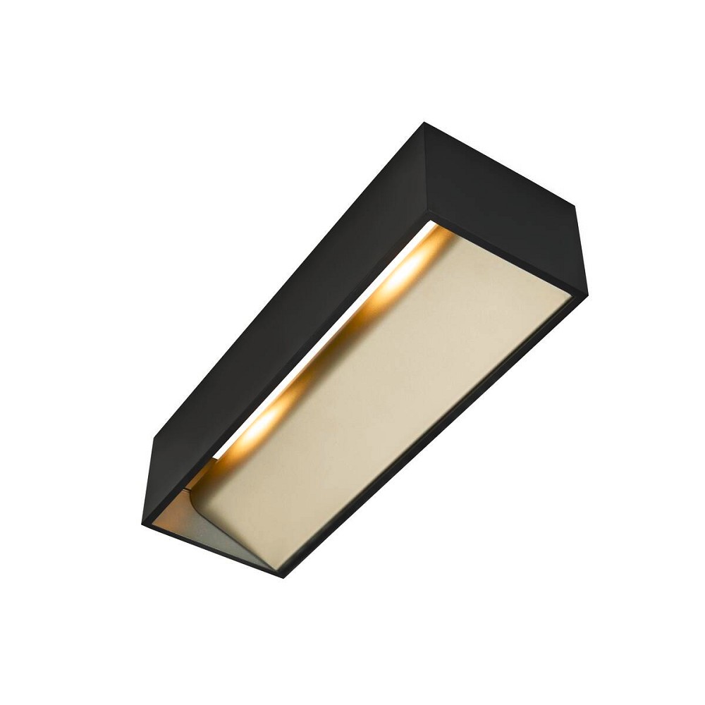 LOGS Wandlampe SLV in schwarz/gold LED edlem IN wählbar Farbton 1002928 DIM-TO-WARM