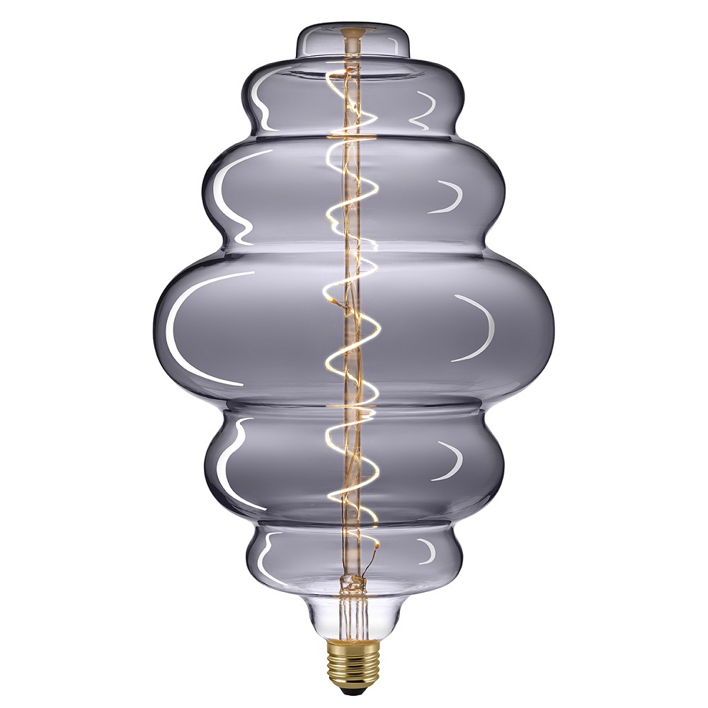 Außergewöhnliche XXL LED-Lampe E27 GIANT Shabby NEST Sigor TITAN dimmbar Look 33cm