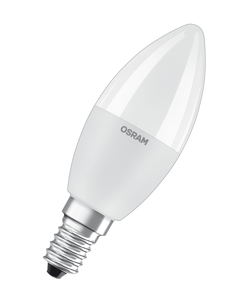 OSRAM Set E14 LED Glühbirne + RGBW dimmbar Fernbedienung 5,5W wie 40W  warmweiß