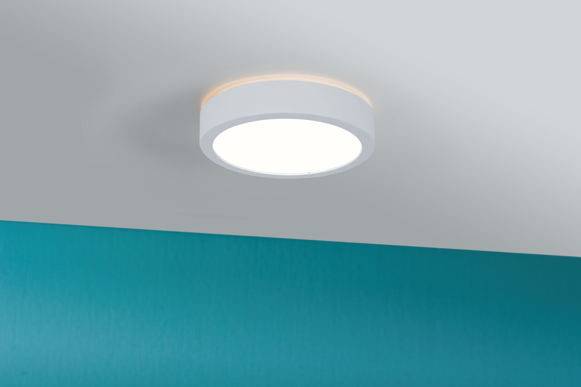 Weiße Bad LED-Deckenlampe HomeSpa Aviar Licht Paulmann tagweißem 78924 mit 22cm