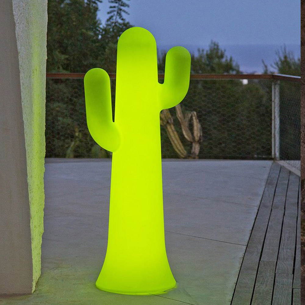 New Volt Garden Stehlampe PANCHO 230 limettengrün LED-Kaktus
