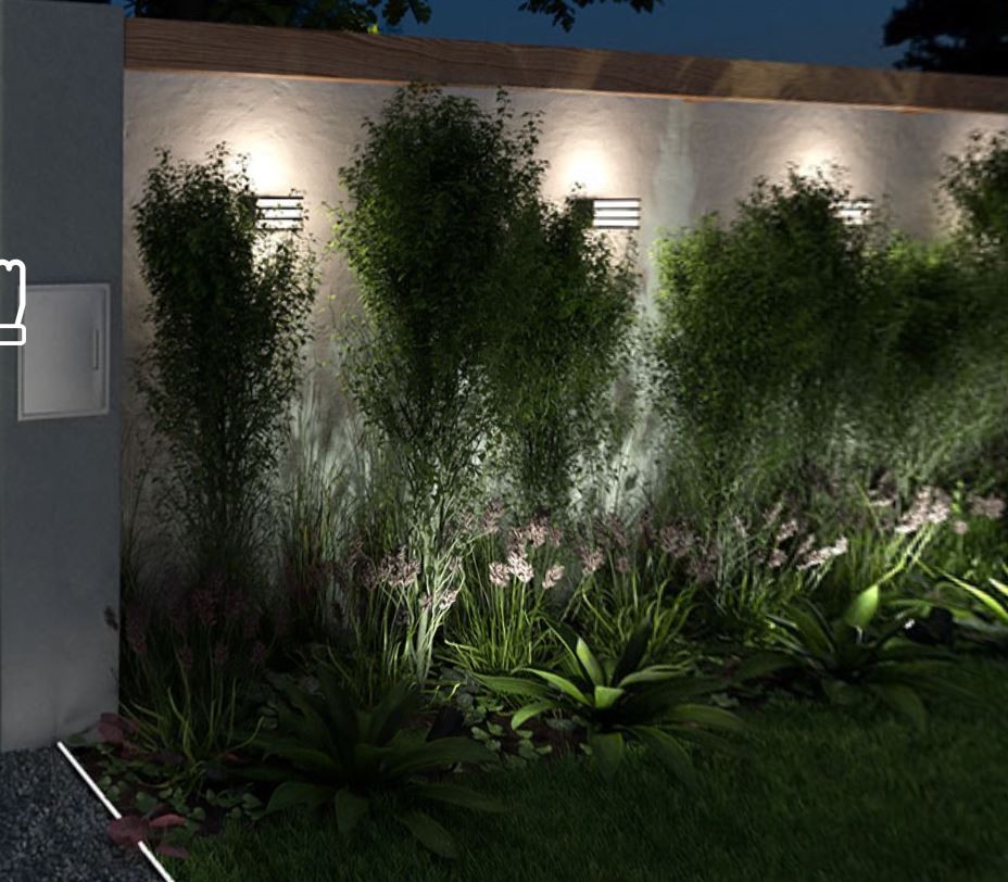 Wandleuchte White Hue LED anthrazit Lucca Outdoor Ambiance Philips