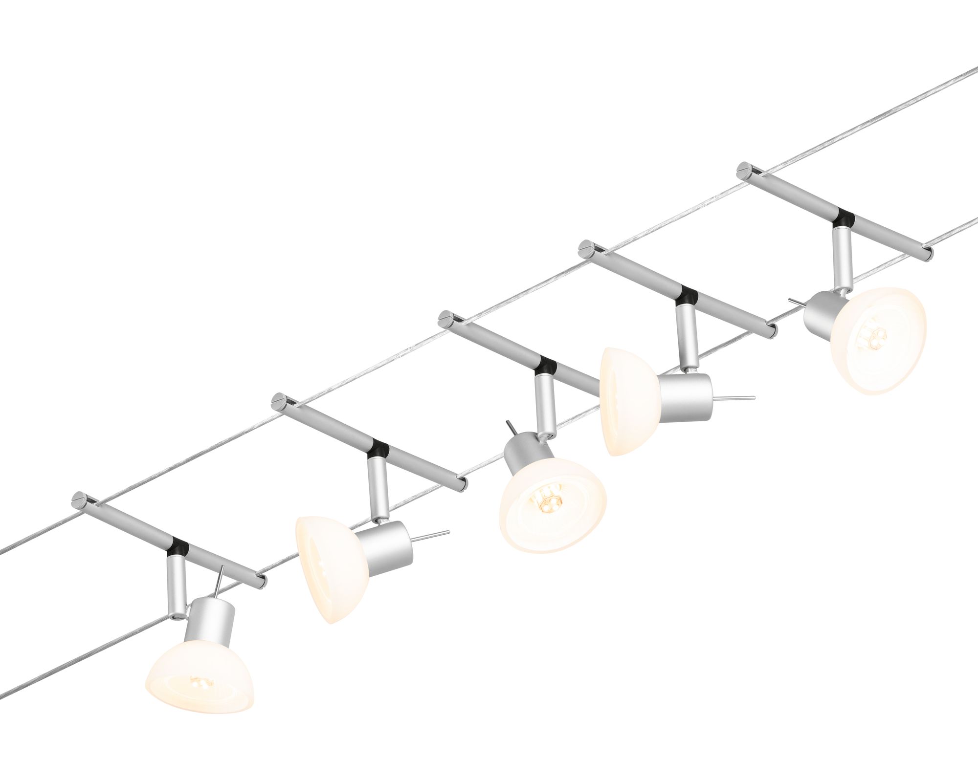Dachschrägen Beleuchtung Paulmann Seilsystem Set Sheela für 5 x