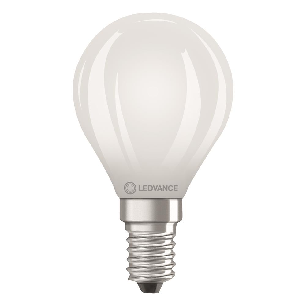 dimmbar Tropfenlampe matt Classic Ledvance E14 LED 2700K wie 4,2W 40W