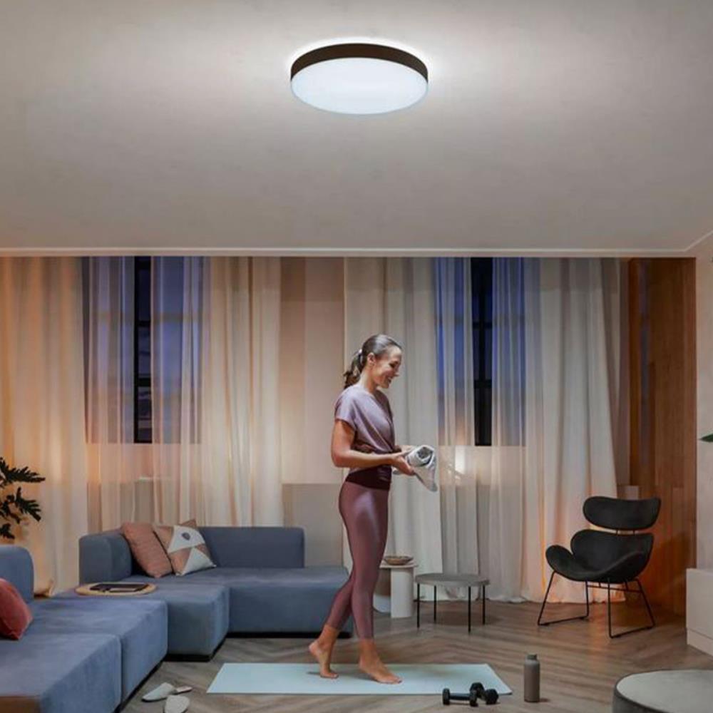 Philips Hue White Extra Große LED-Deckenleuchte ENRAVE Ambiance