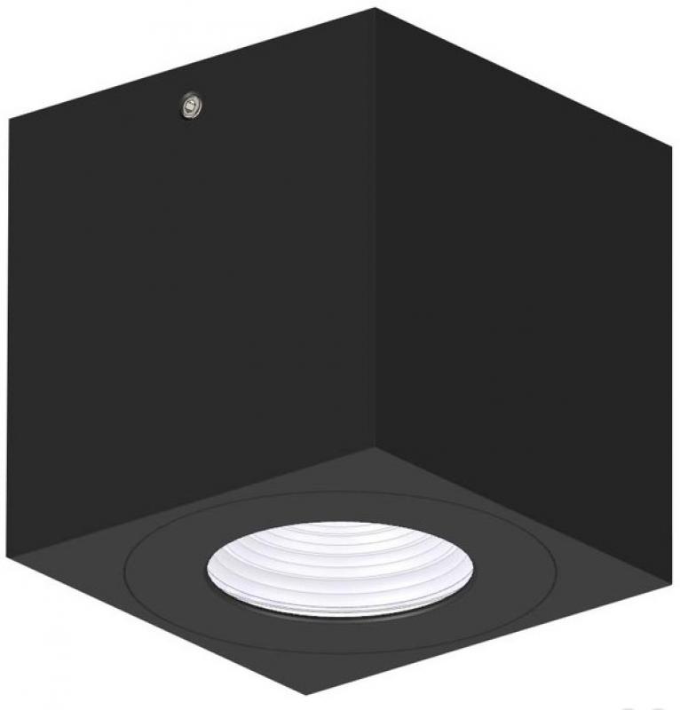 Quader LED Deckenstrahler COB SLIM+ Q 40° DIM-to-WARM Alu schwarz Mobilux