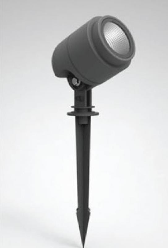 Profi LED Erdspieß Strahler aus Aluminium MAXI 12W IP65 3000K schwarz Mobilux 02100108