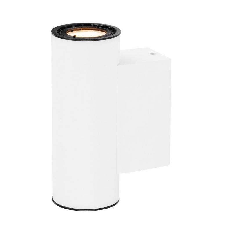 Moderne runde Wandlampe SUPROS Up/Down in klassischem Weiß inkl.warmweißem LED-Licht SLV 116341