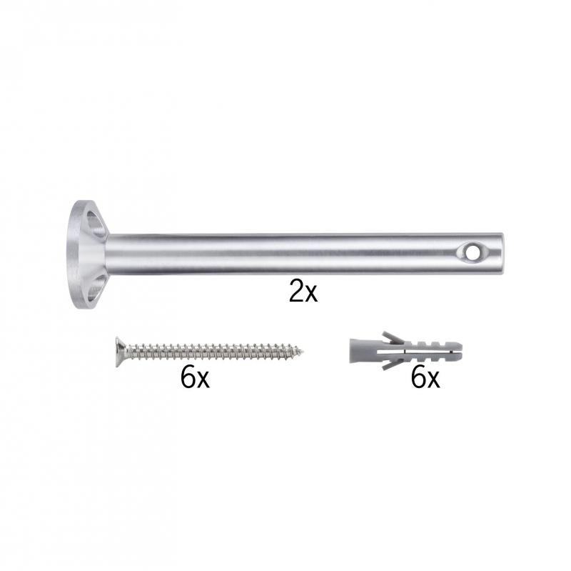 Paulmann 17806 Wire System L&E Umlenker/Abhängung zum Aufschrauben 1 Paar 165mm Chrom