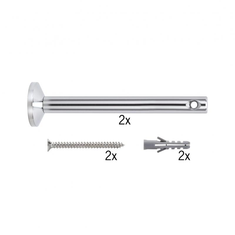 Paulmann 17824 Wire System L&E Umlenker/Abhängung zum Aufschrauben 1 Paar 165mm Chrom