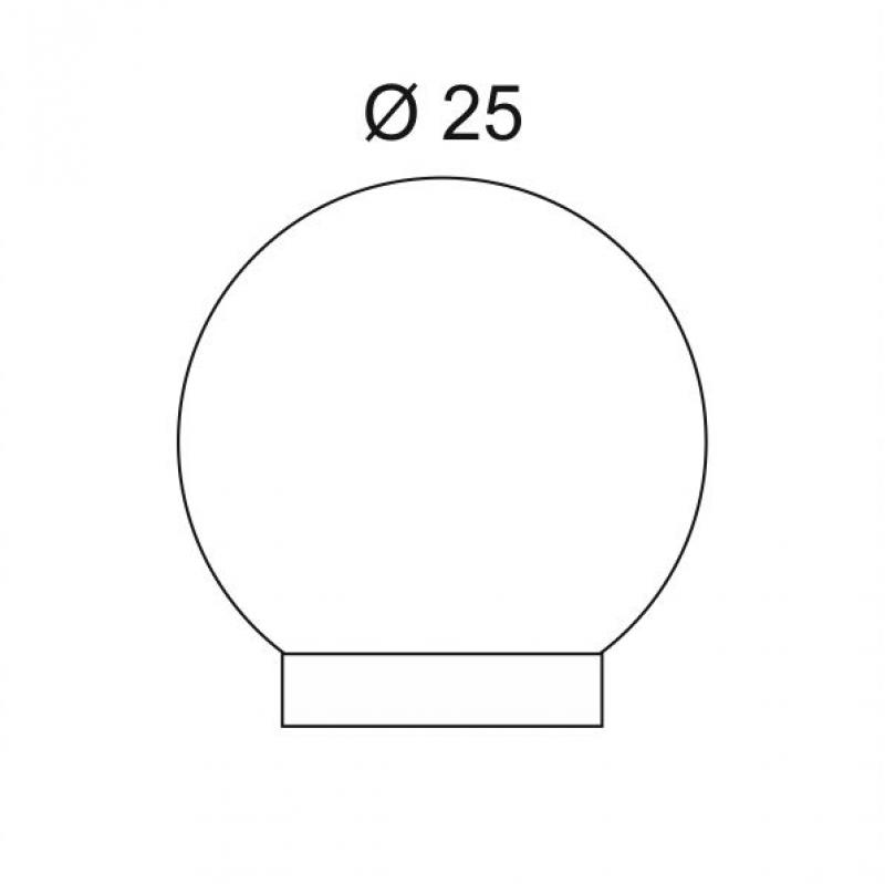 SLV 227219 ROTOBALL FLOOR LED Gartenkugel IP44 weiß