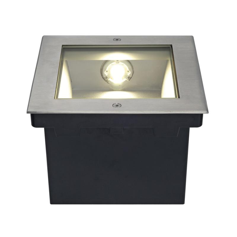 SLV 229383 DASAR LED SQUARE Bodeneinbauleuchte asymmetrischer Lichtstrahl Edelstahl 3000K