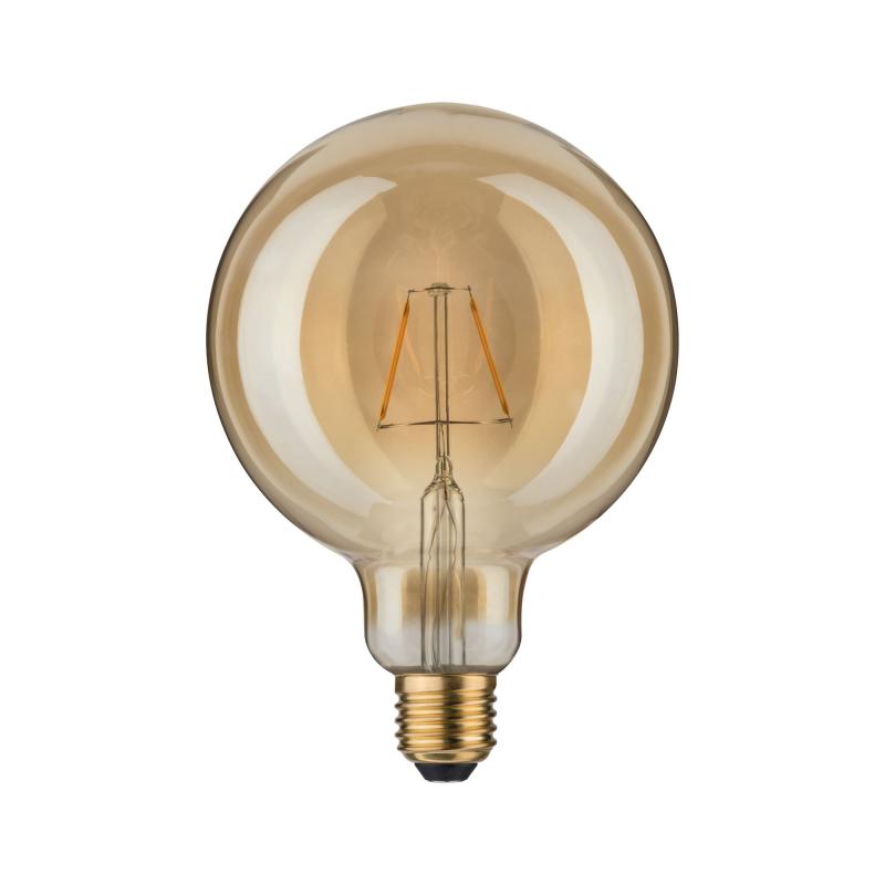 Paulmann 28401 LED Vintage Globe125 2.5W E27 Gold 1700K extra warmweißes Licht