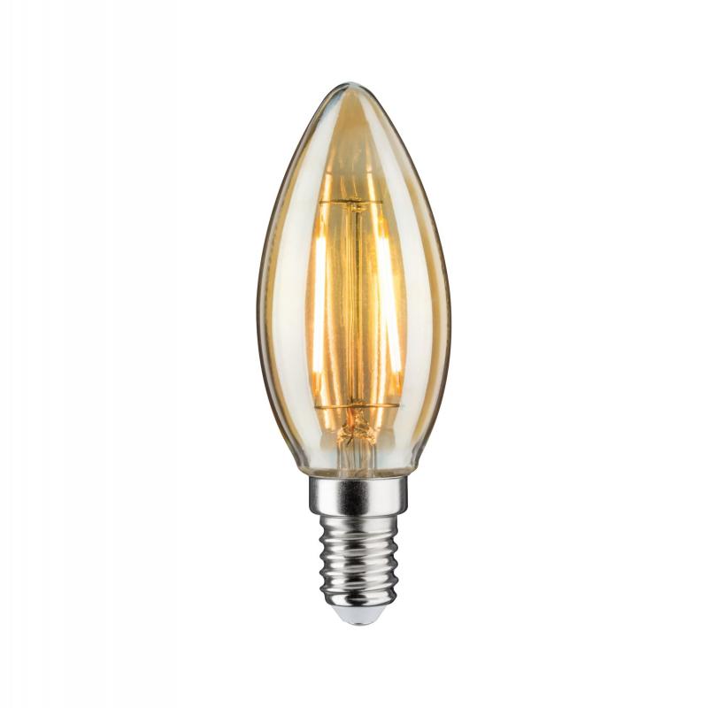 Paulmann 28524 E14 Elegante Vintage LED in Kerzenform 2W extra warmes Licht für Wohnräume Kronleuchter