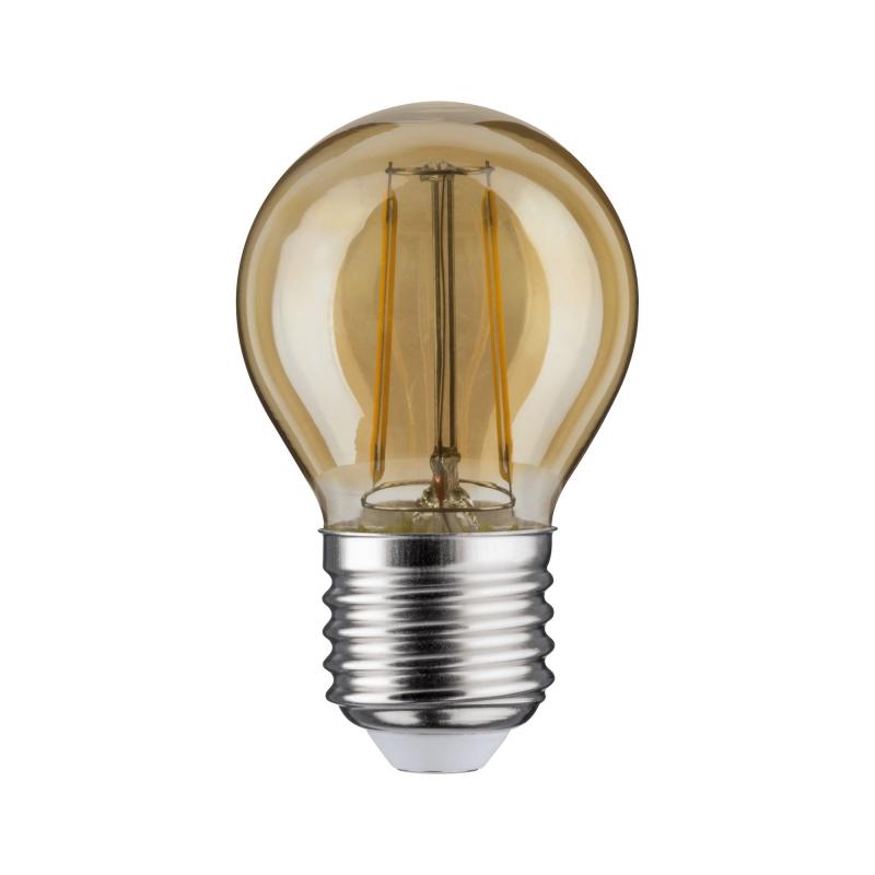Paulmann 28713 E27 LED Tropfen in Gold 430lm E27 4.7W dimmbares warmes Retro-Licht VinatgeStyle