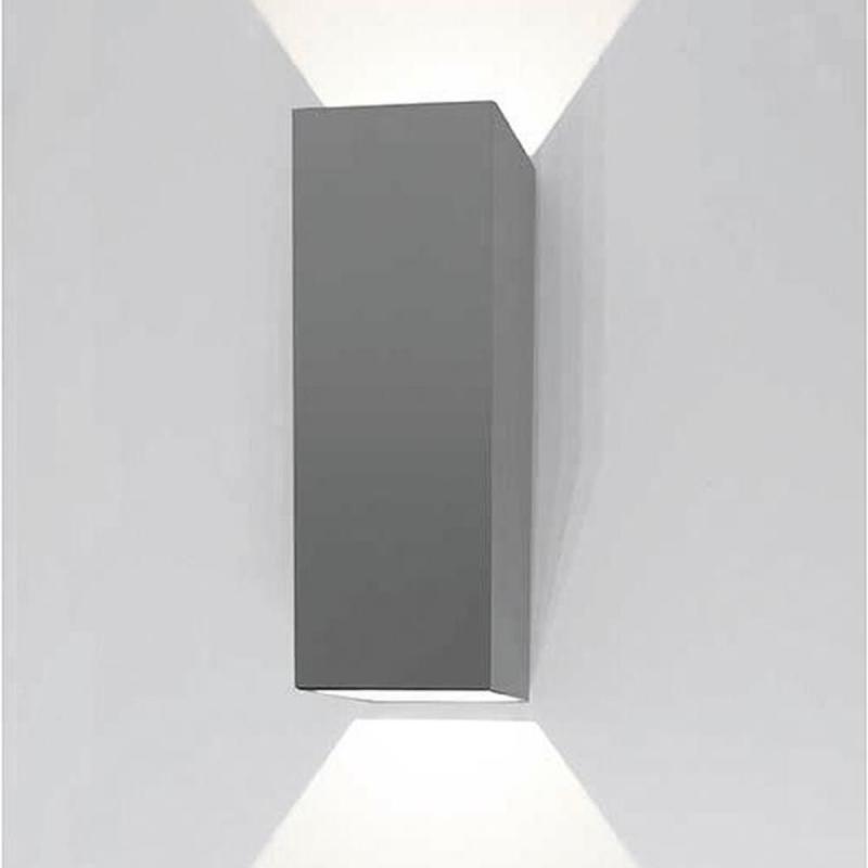 Mylight LED Außenwandleuchte Rügen 250 Up & Down Light IP65 in silber dimmbar