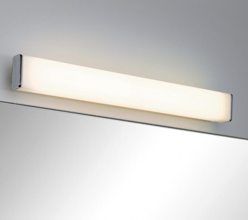 für 60cm 70464 Attraktive Bad LED-Wandlampe Flur als Paulmann Chrom/Weiß Nembus & Spiegelleuchte