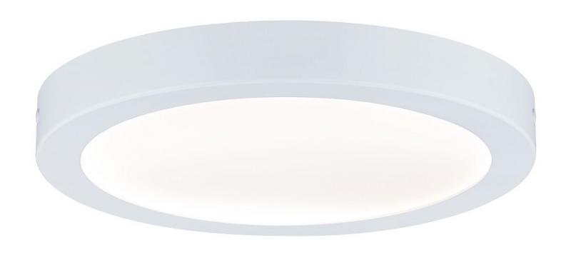 Abgeflachte moderne Abia LED-Deckenleuchte modernes Wohnambiente Ø30cm Weiß Paulmann 70899