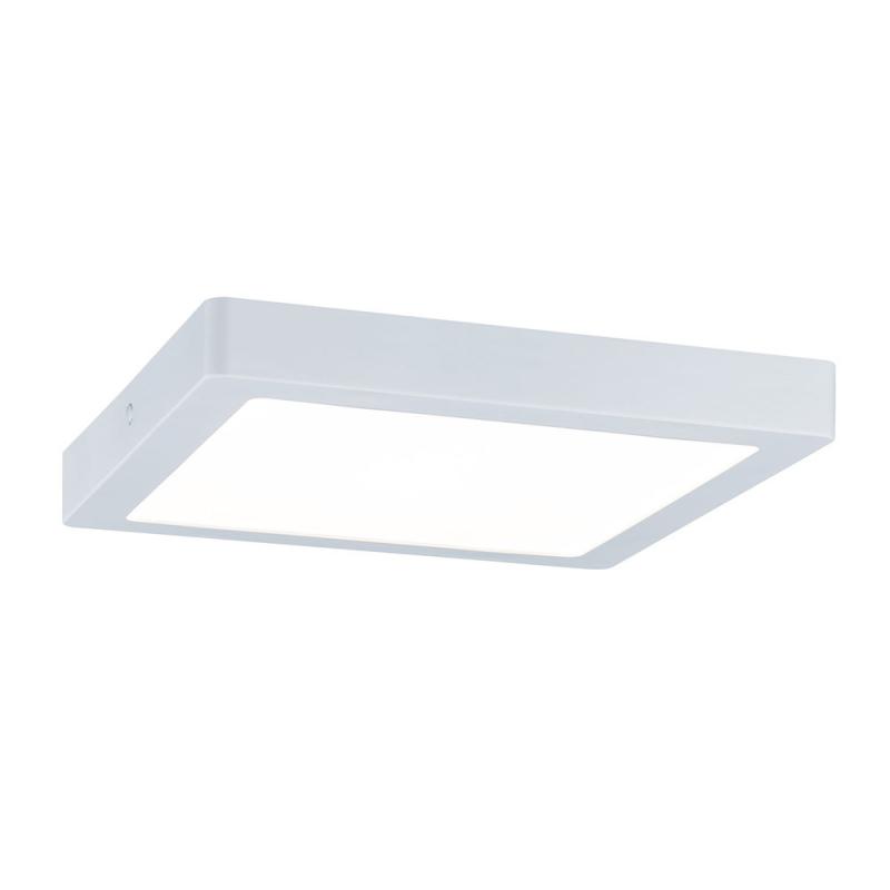 Abia LED-Deckenpanel 30x30cm quadratisch & flach Weiß mit warmweißem Wohnlicht Paulmann 70900