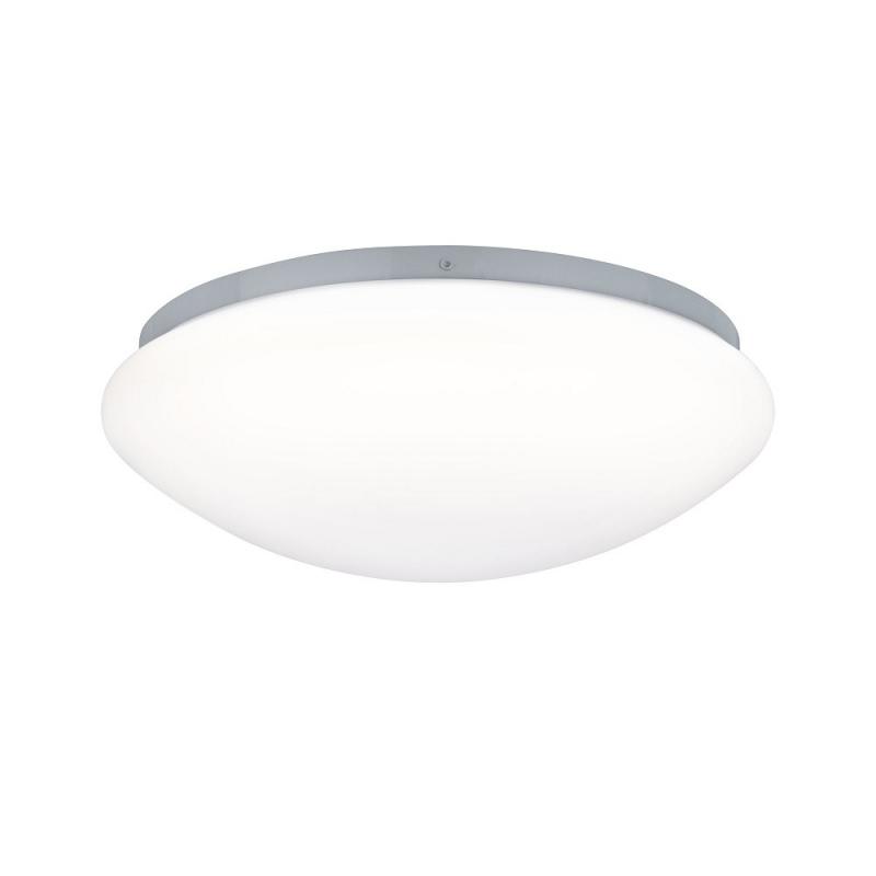 Blendfreie Leonis LED-Deckenleuchte mit IP44-Schutz 28cm Weiß abgerundeter satinierter Kunststoffschirm Paulmann 70980