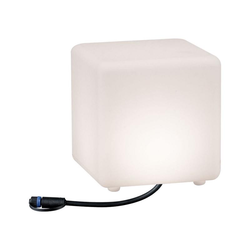 Aktion: Nur noch angezeigter Bestand verfügbar - Paulmann 94180 Outdoor Plug & Shine Lichtwürfel Cube