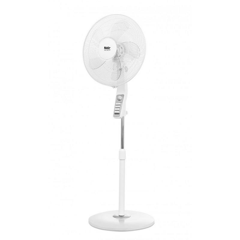 Fakir Premium Standventilator VC35 S in Weiß 3 Stufen, Timer, höhenverstellbar