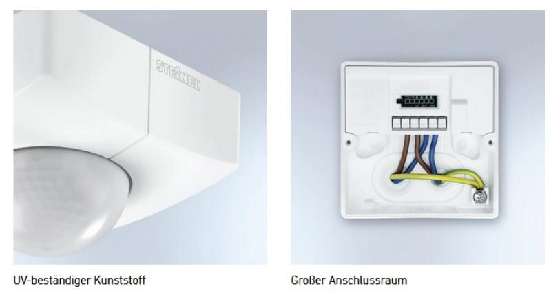 STEINEL Präsenzmelder IS 3360 COM1 - Aufputz rund in Weiß
