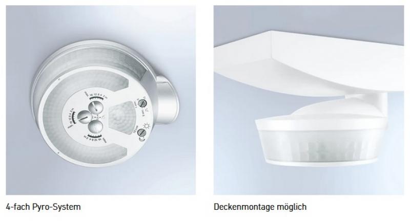 STEINEL Bewegungsmelder sensIQ weiß EVO AP