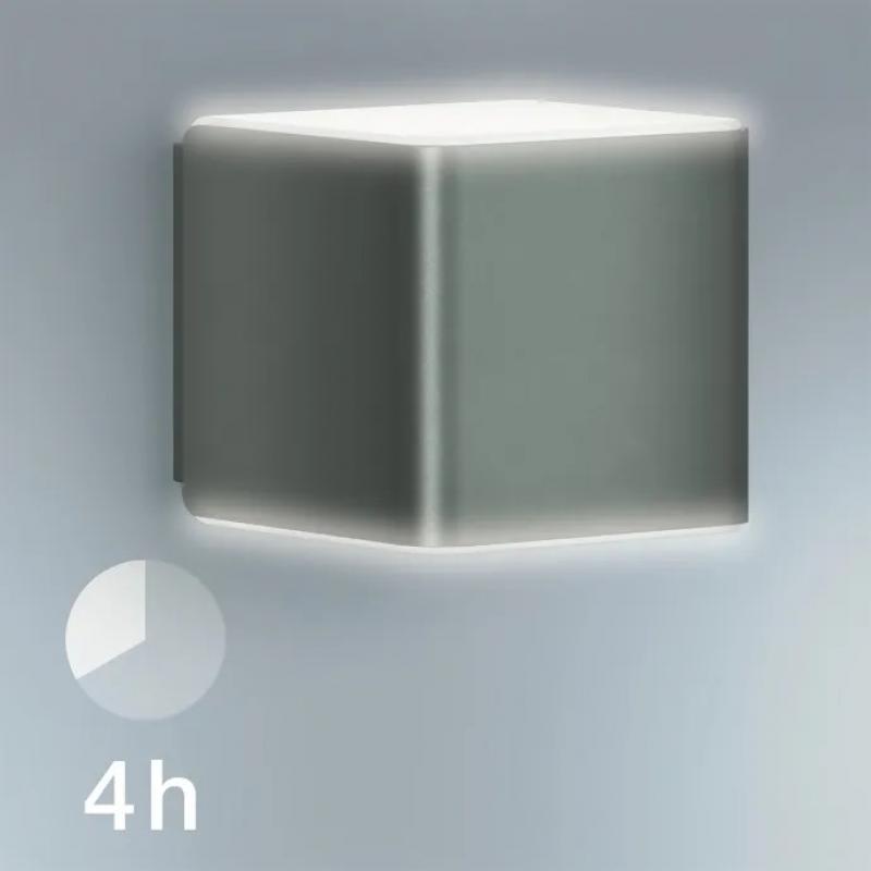 STEINEL L 840 SC LED-Außenwandlampe in Würfelform mit Sensor & Bluetooth - Anthrazit