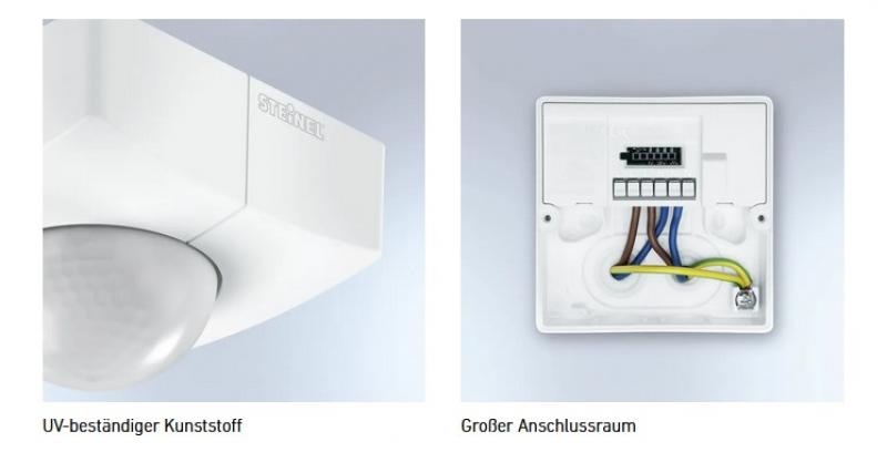 STEINEL Präsenzmelder IS 3360 40m KNX - Aufputz eckig in Schwarz