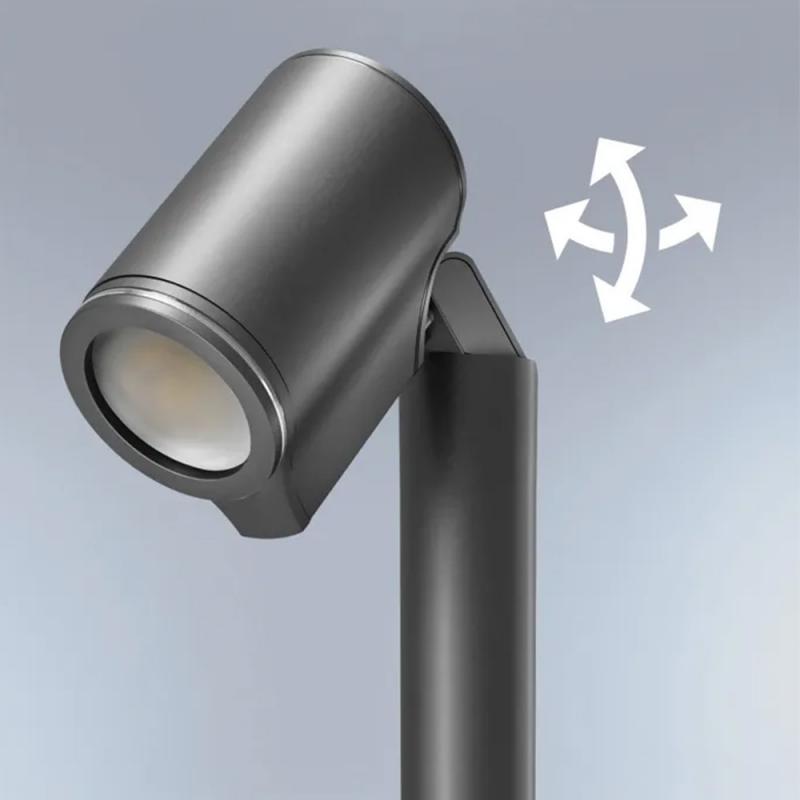 Aktion: Nur noch angezeigter Bestand verfügbar - STEINEL Spot Way schwenkbare LED-Wegeleuchte - Nachtsensor mit Helligkeitserkennung / Dämmerungsschalter