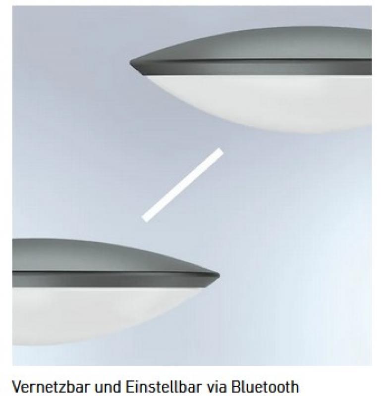 STEINEL L 825 SC Außenwandlampe in Anthrazit mit Sensor & Bluetooth