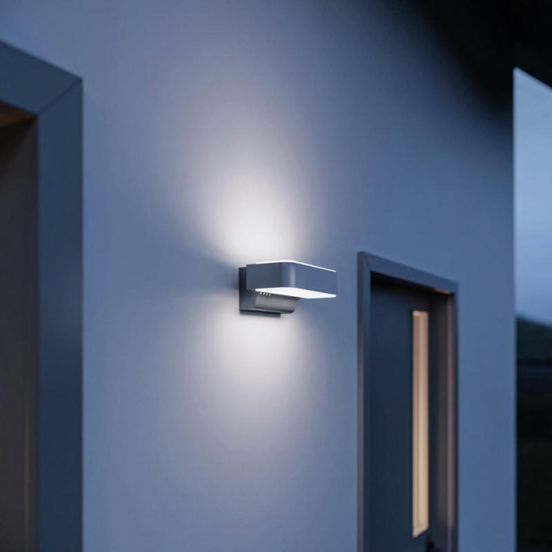 STEINEL L 810 SC LED Wandleuchte in Anthrazit mit Sensor Bluetooth App