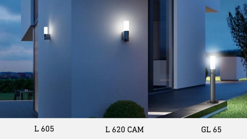 STEINEL L 620 Cam SC LED-Außenwandlampe mit Kamera smart home Wifi