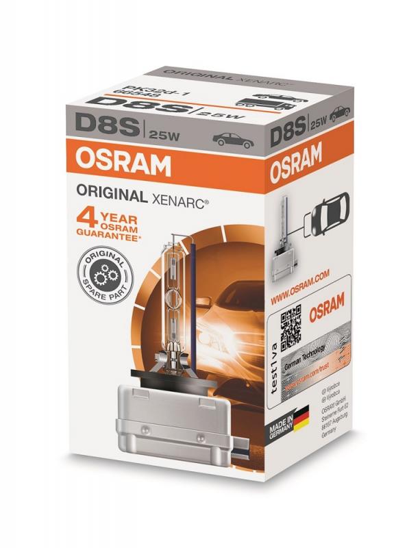 OSRAM 66548 XENARC® Original D8S Faltschachtel PK32D-1 Xenon Lampen als Abblendlicht/Fernlicht