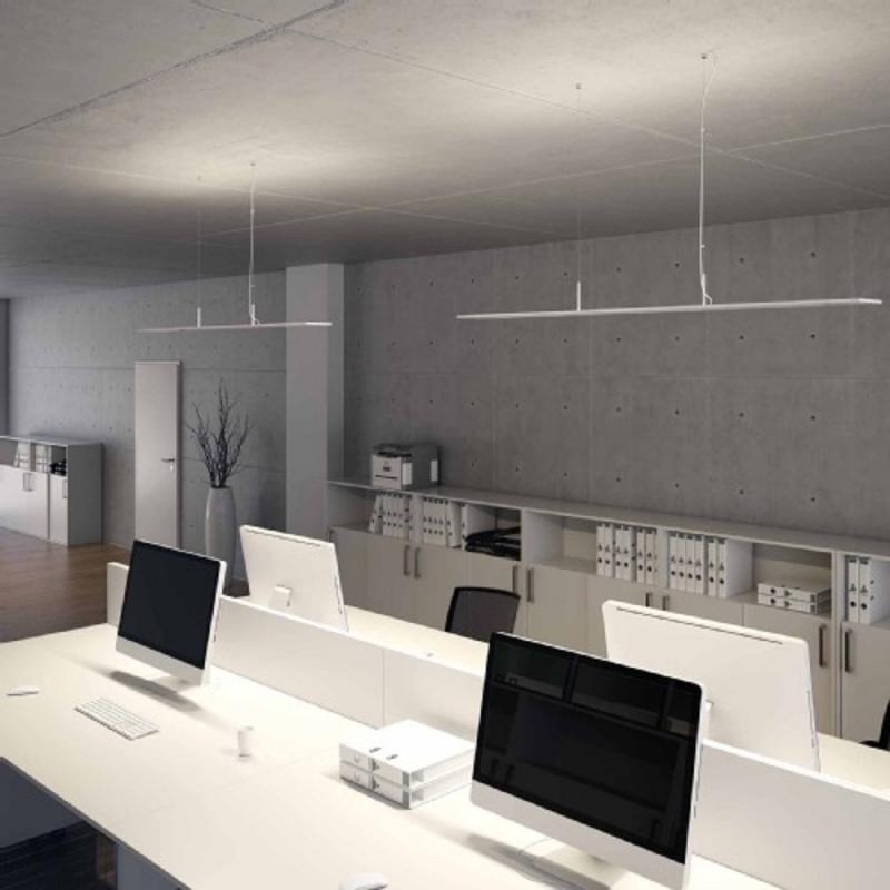 SITECO ARKTIKA LED Büro DALI Design-Pendelleuchte 3000K weiß 8100lm