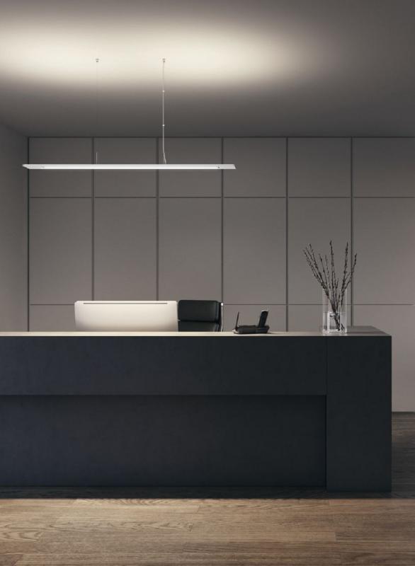 SITECO ARKTIKA LED Büro DALI Design-Pendelleuchte 3000K weiß 8100lm