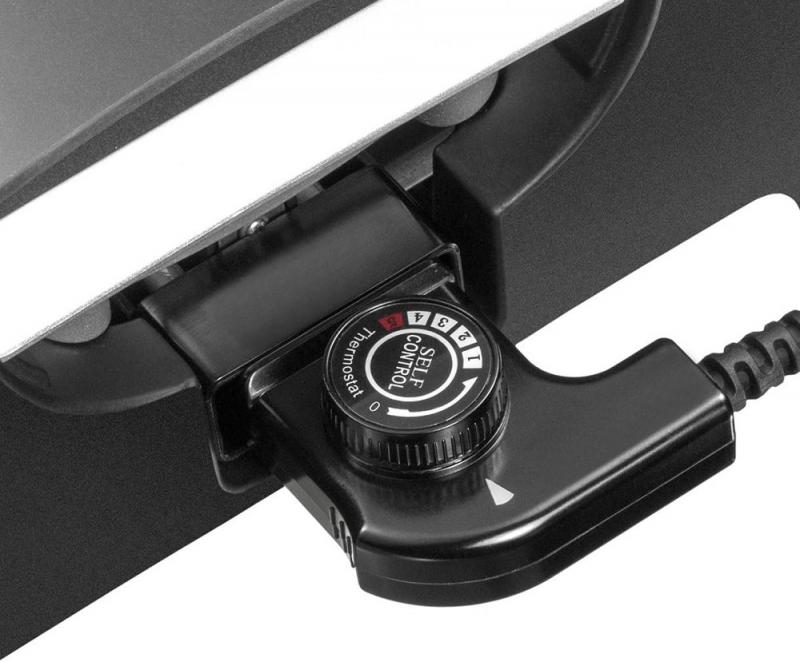  UNOLD 58535 Tischgrill Plat 1650W mit Thermostat schwarz