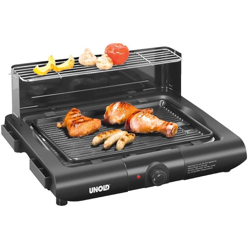 Unold Vario Barbecue-Grill 1.600 W Tisch- und Standgrill  schwarz