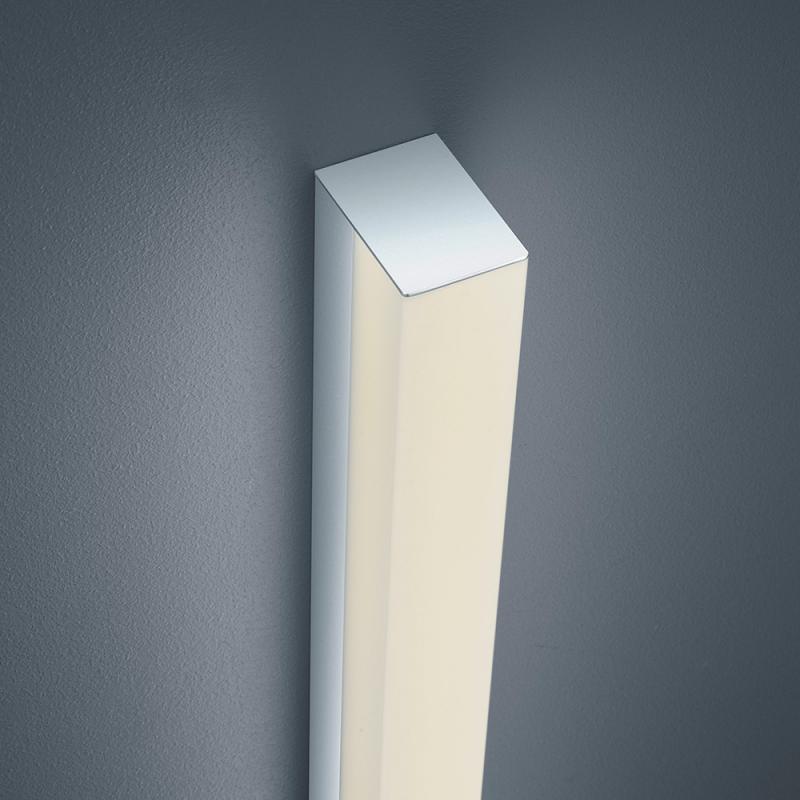 90cm Geradlinige Helestra LADO LED Spiegelleuchte & Wandleuchte in weiß/chrom Badezimmer geeignet