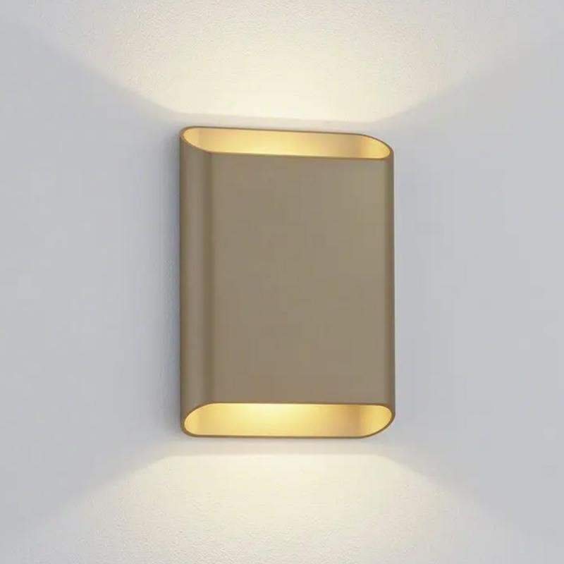 Helestra LED Wandleuchte TOCO in Coffee gold dimmbar