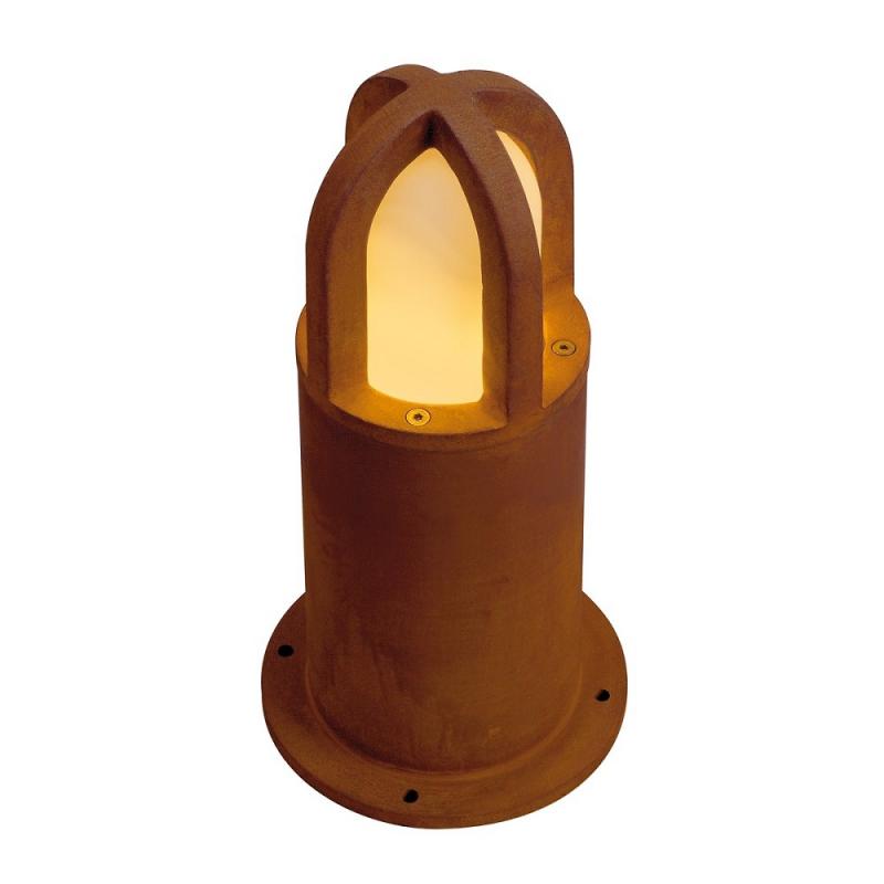 SLV 229431 RUSTY CONE 40cm hohe Wegeleuchte / Pollerleuchte aus Stahl mit Rostpatina IP54