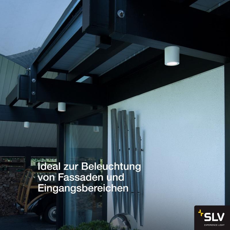 SLV 231541 SITRA CEILING Außen Deckenleuchte IP44 rund weiß