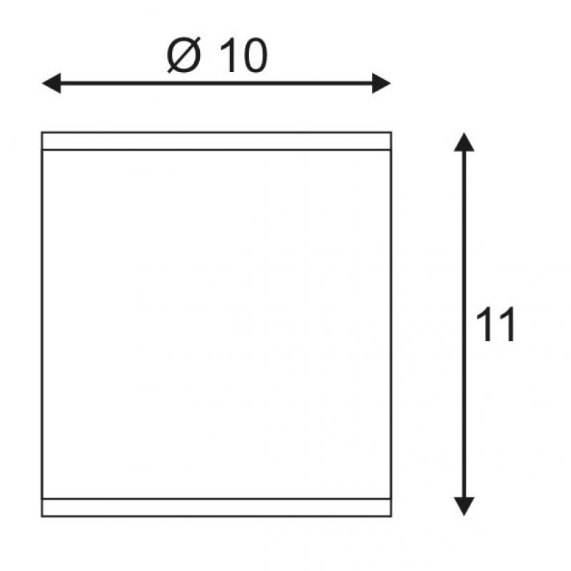 SLV 231541 SITRA CEILING Außen Deckenleuchte IP44 rund weiß