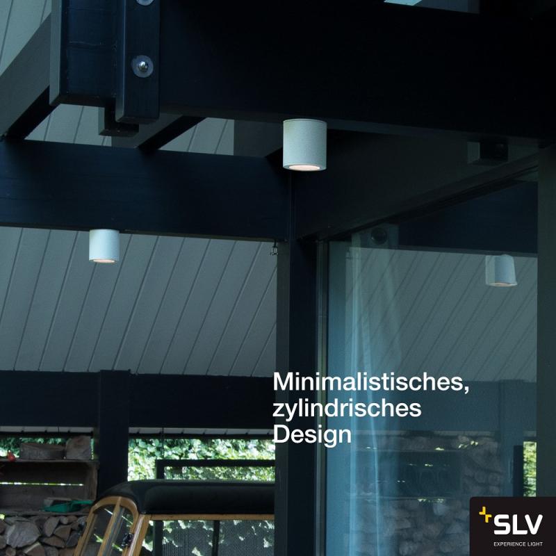 SLV 231541 SITRA CEILING Außen Deckenleuchte IP44 rund weiß