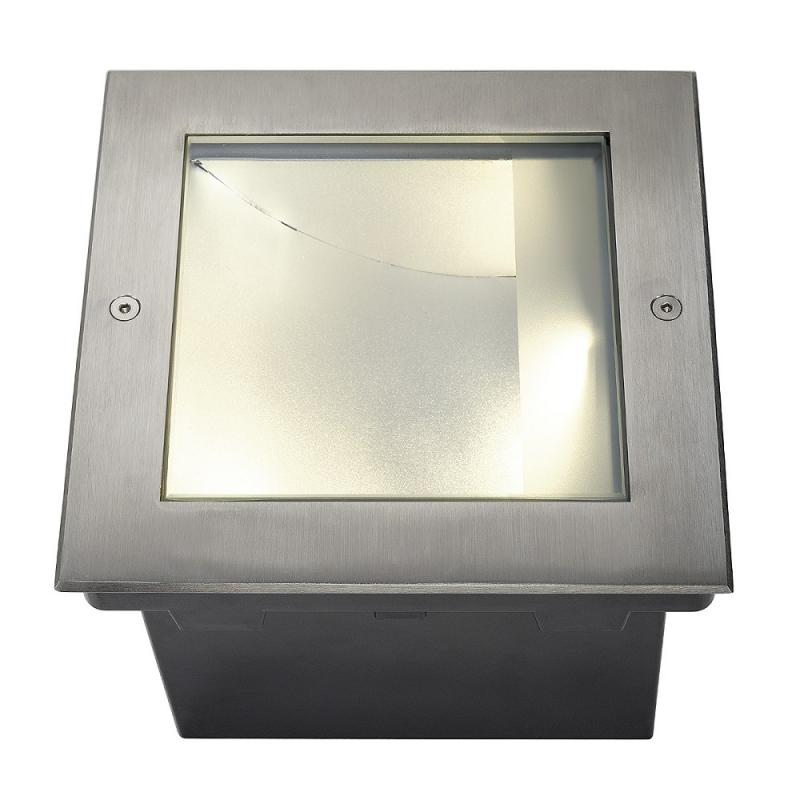 SLV 229383 DASAR LED SQUARE Bodeneinbauleuchte asymmetrischer Lichtstrahl Edelstahl 3000K