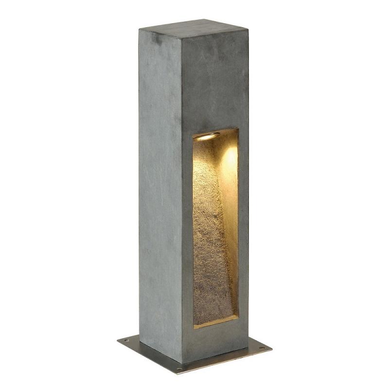 SLV 231370 ARROCK STONE LED Naturstein Wegeleuchte 50cm hoch eckig