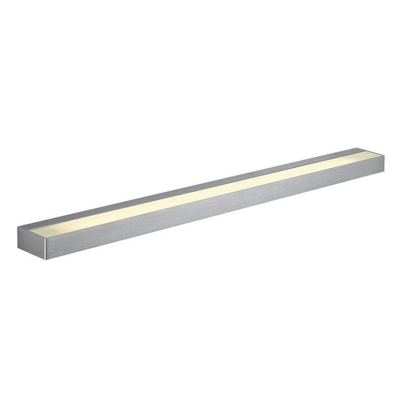 SLV 151796 SEDO LED Badezimmer Spiegellampe elegante moderne Wandleuchte alu gebürstet warmes Licht