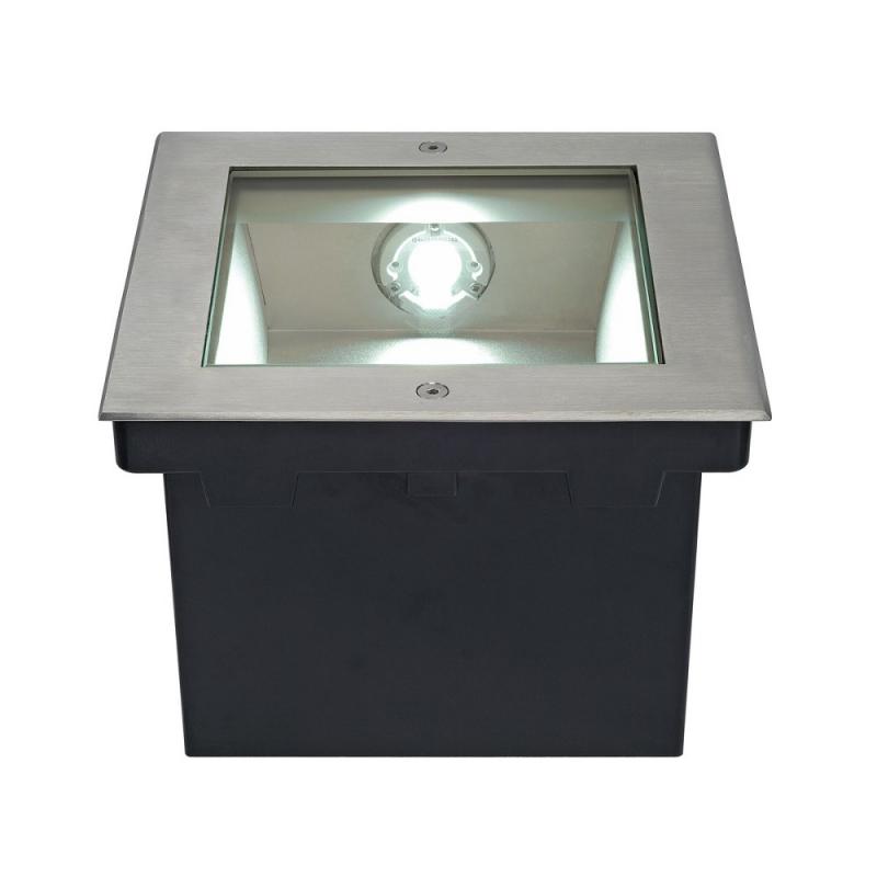 SLV 229381 DASAR LED SQUARE quadratischer Bodeneinbaustrahler mit Hochleistungs-LED IP67